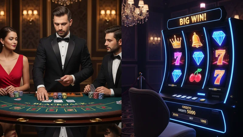 Live Casino vs Online Slots Malaysia